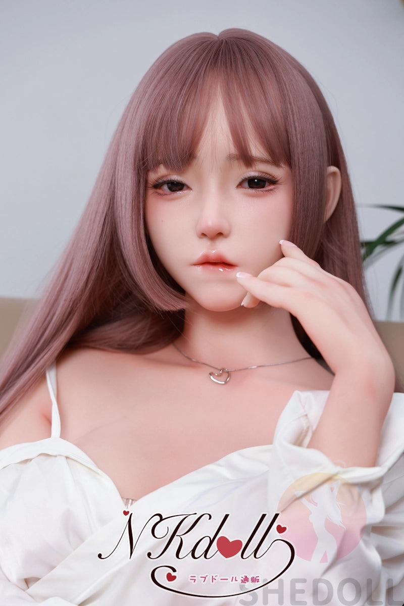 唇を噛むラブドールShedoll 楚瑜 美しいダッチワイフ158cm C cup等身大の人形-nkdollshop